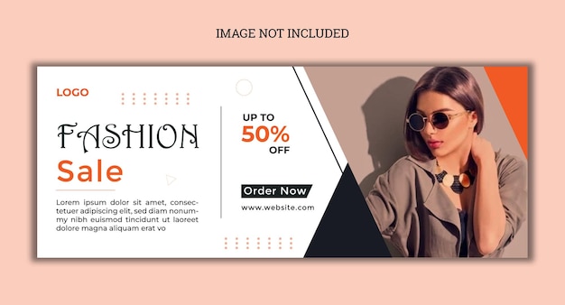 Modello di Banner Web di moda