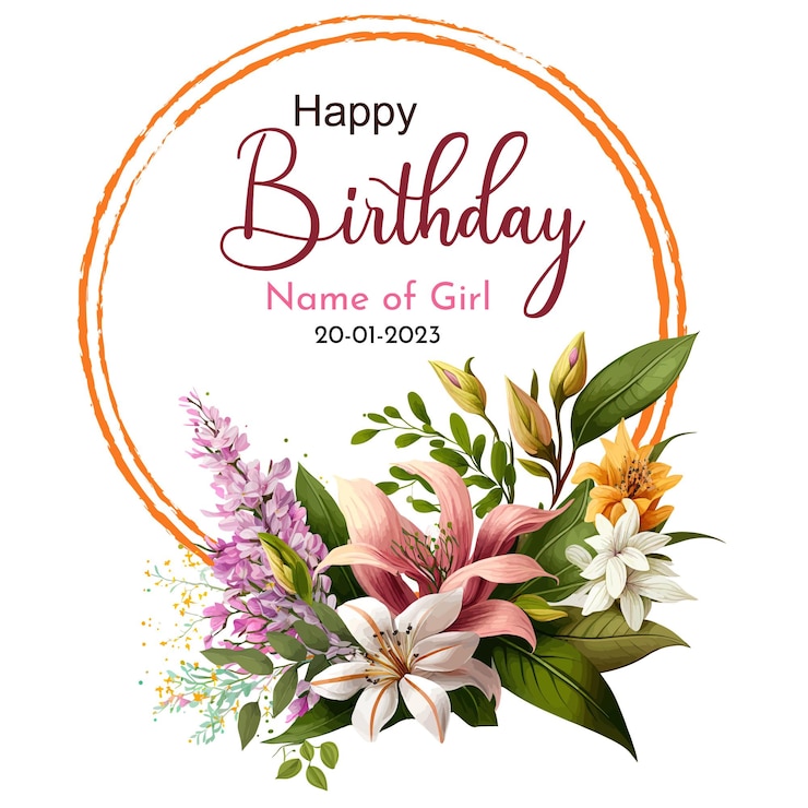 Vettore modello di biglietto di auguri di compleanno