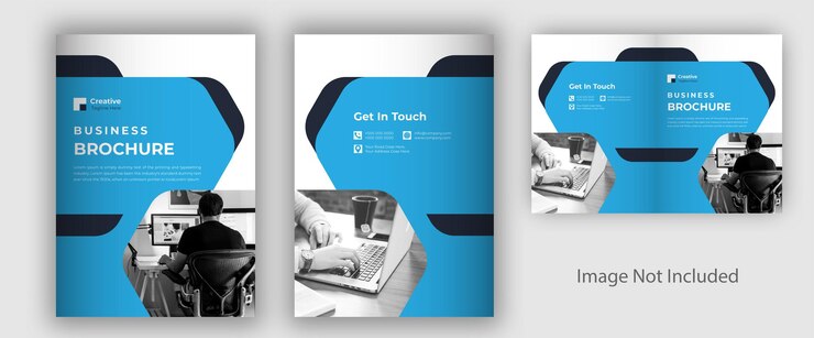 Modello di brochure aziendale creativo
