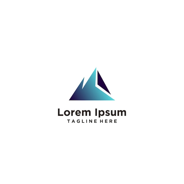 Modello di business design logo colorato