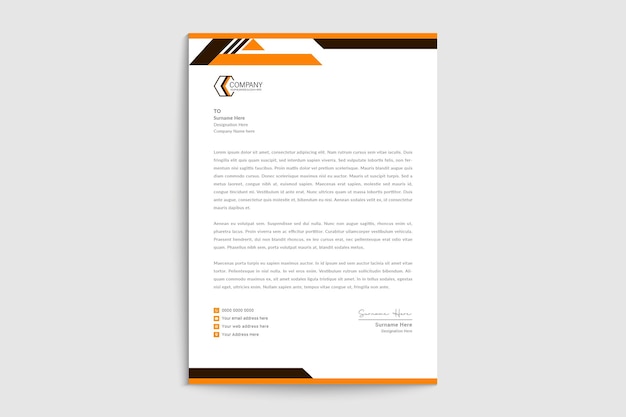 Modello di carta intestata immobiliare creativa