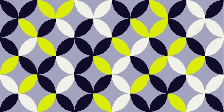 Vettore modello di cerchio geometrico