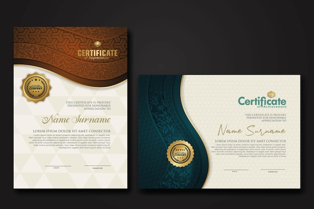 Modello di certificato di realizzazione e riconoscimento di frontiera