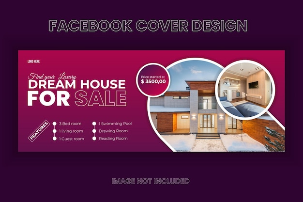 Modello di copertina di Facebook immobiliare