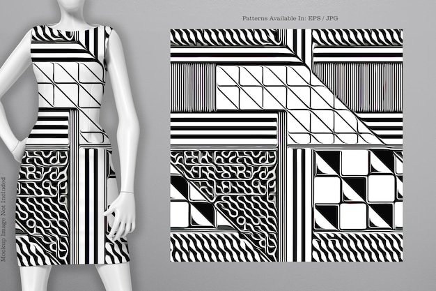 Modello di copertina stampabile vettoriale Abito Tshirt Telefono Taccuino Carta Tessuto e carta da parati