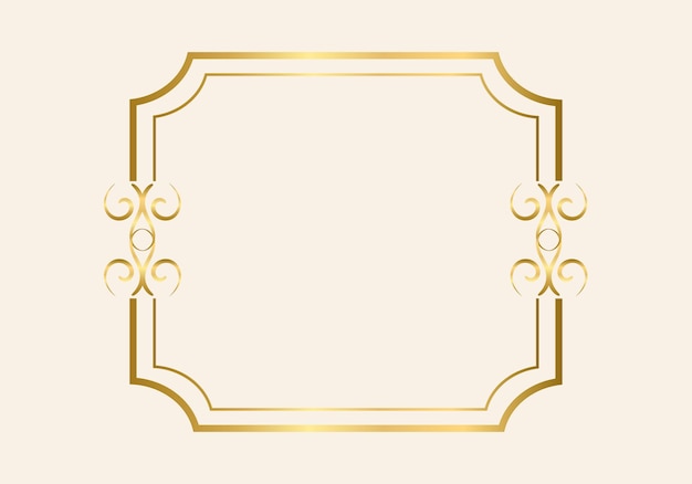 Modello di cornice a doppio rettangolo, cornice a doppia linea, elemento di bozza, illustrazione geometrica, vettoriale.