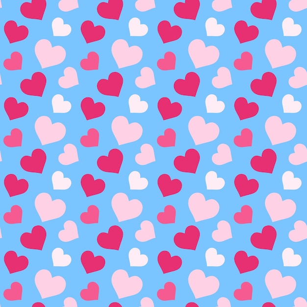 Modello di cuore rosa senza soluzione di continuità