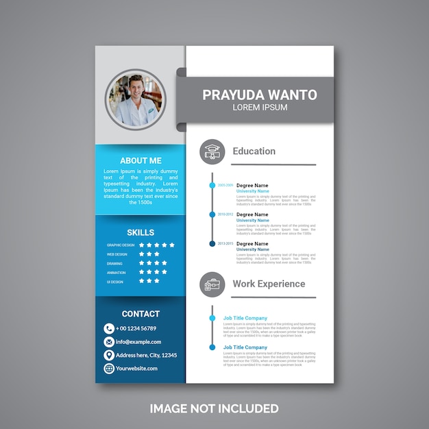 Modello di curriculum vitae professionale