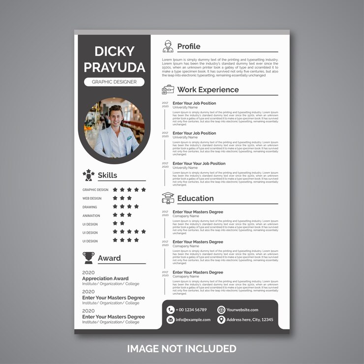 Modello di curriculum vitae professionale