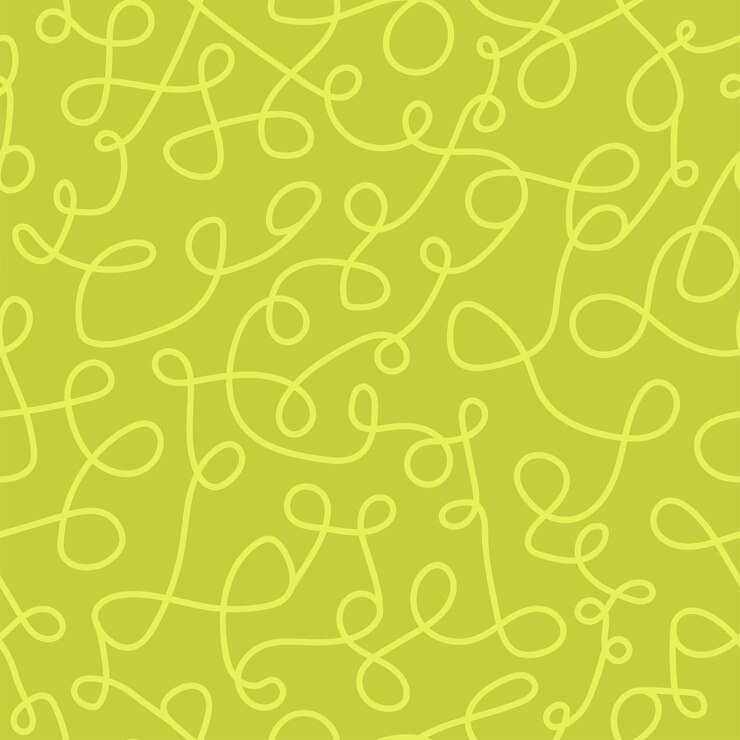 Vettore modello di curva senza giunture di vettore disegnato a mano in stile doodle disegno di sfondo decorativo