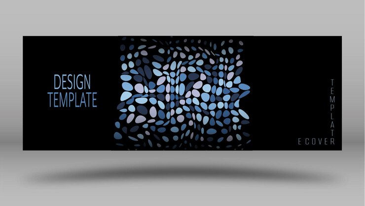 Vettore modello di design a colori astratti per il sito web di screensaver della copertina di sfondo e idea creativa layout per lo stile aziendale di interior design e la creatività decorativa