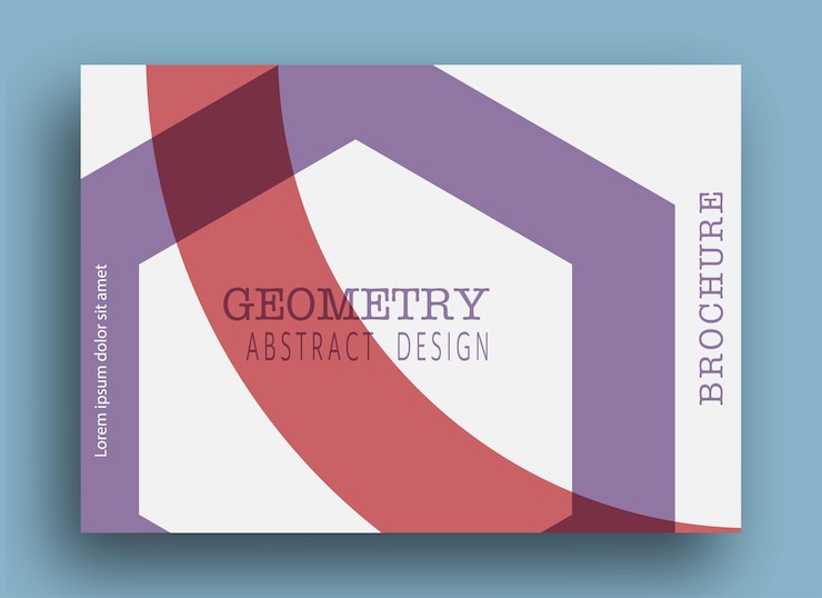 Vettore modello di design per la confezione del prodotto sfondi semplici copertina banner brochure poster idea creativa di composizione geometrica per uno stile aziendale di design creativo