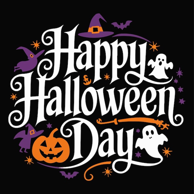 Modello di disegno di una maglietta di Halloween