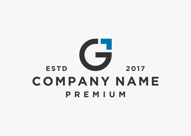 modello di illustrazione vettoriale di progettazione del logo del cerchio della lettera g
