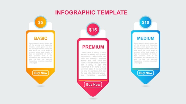 Modello di infografica creativa
