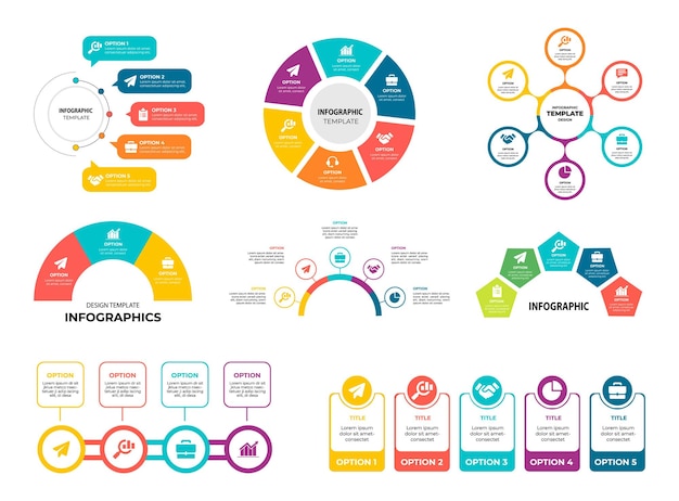 Modello di infografica Deign