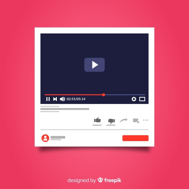 Modello di lettore multimediale multimediale piatta