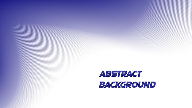 Modello di linee d'onda blu astratte su sfondo bianco con spazio per la tua carta da parati di immagini di progettazione di testo