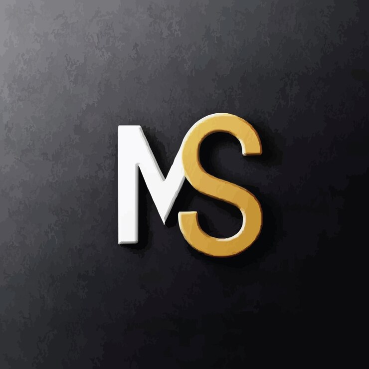 Vettore modello di logo a lettere a gradiente vettoriale