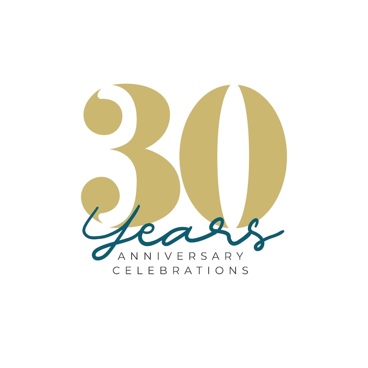 modello di logo anniversario