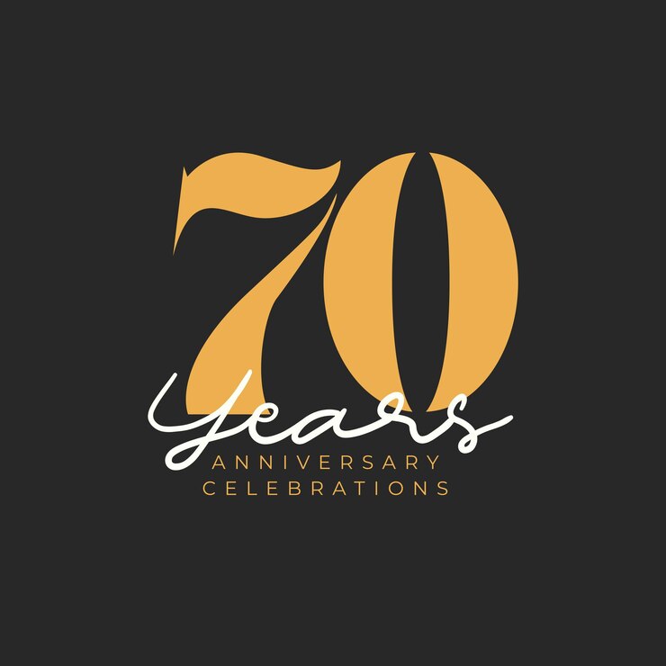 modello di logo anniversario