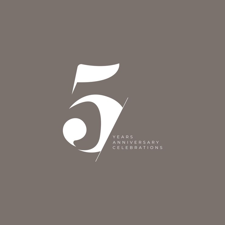 modello di logo anniversario