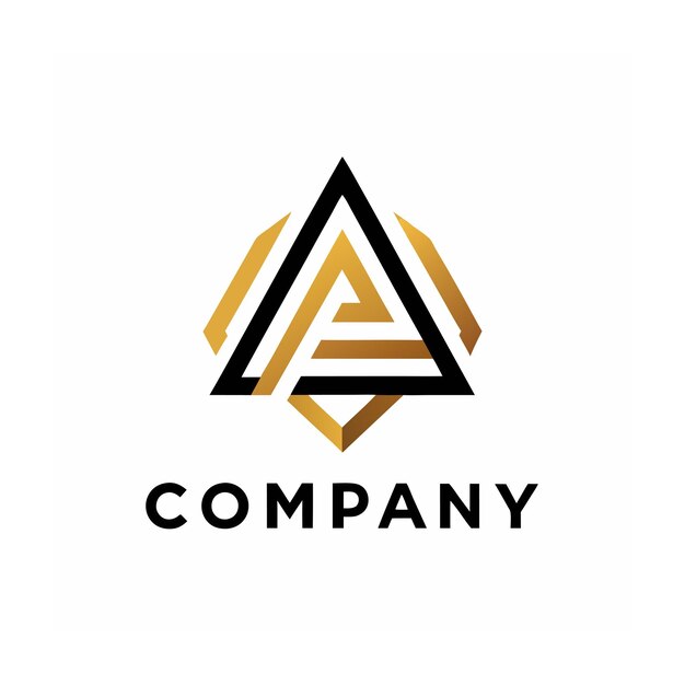 Modello di logo aziendale creativo di tipo minimalista