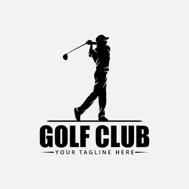 Modello di logo di golf