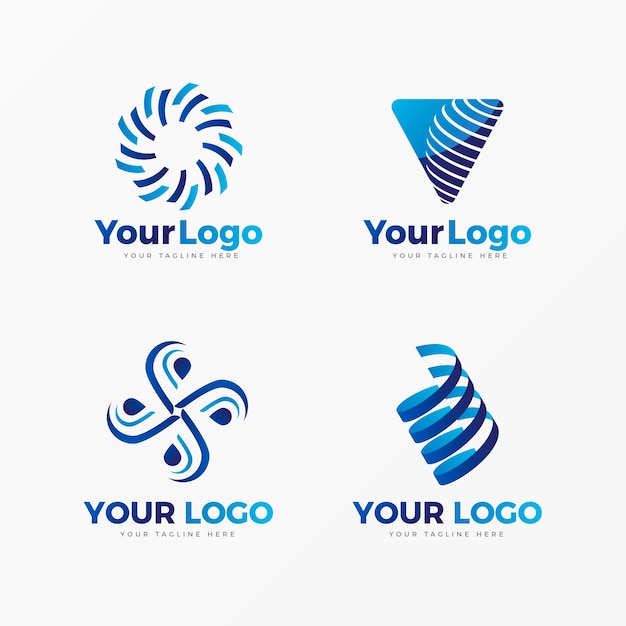 Modello di logo di uragano creativo