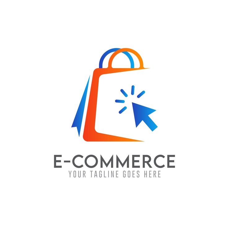 modello di logo e-commerce
