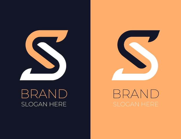 Modello di logo ss professionale