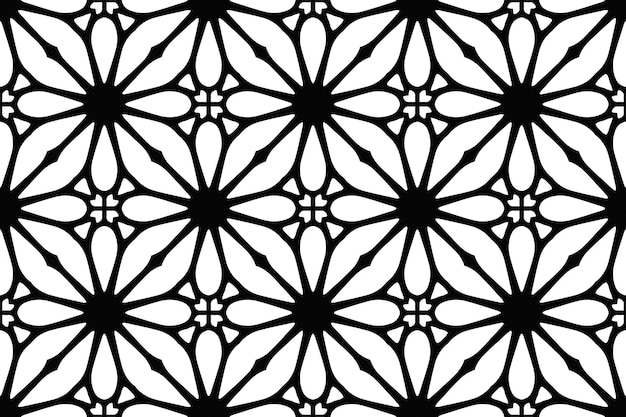 Modello di lusso Mandala di sfondo nero