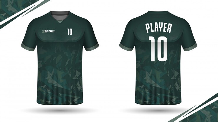 Vettore modello di maglietta da calcio design di maglietta sportiva
