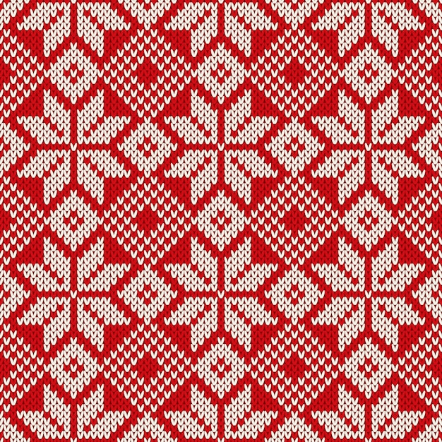 Modello di maglione lavorato a maglia per le vacanze invernali. Imitazione di texture in maglia di lana