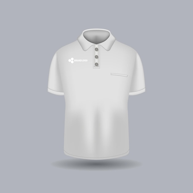 Modello di mockup di design di Polo Tshirt