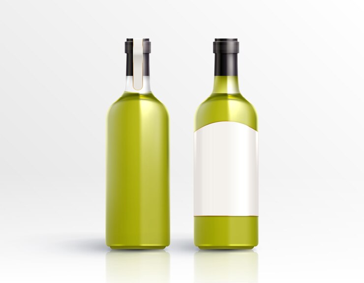 Vettore modello di olio oilve realistico