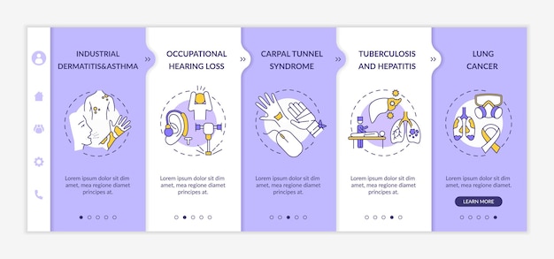 Modello di onboarding per malattia professionale