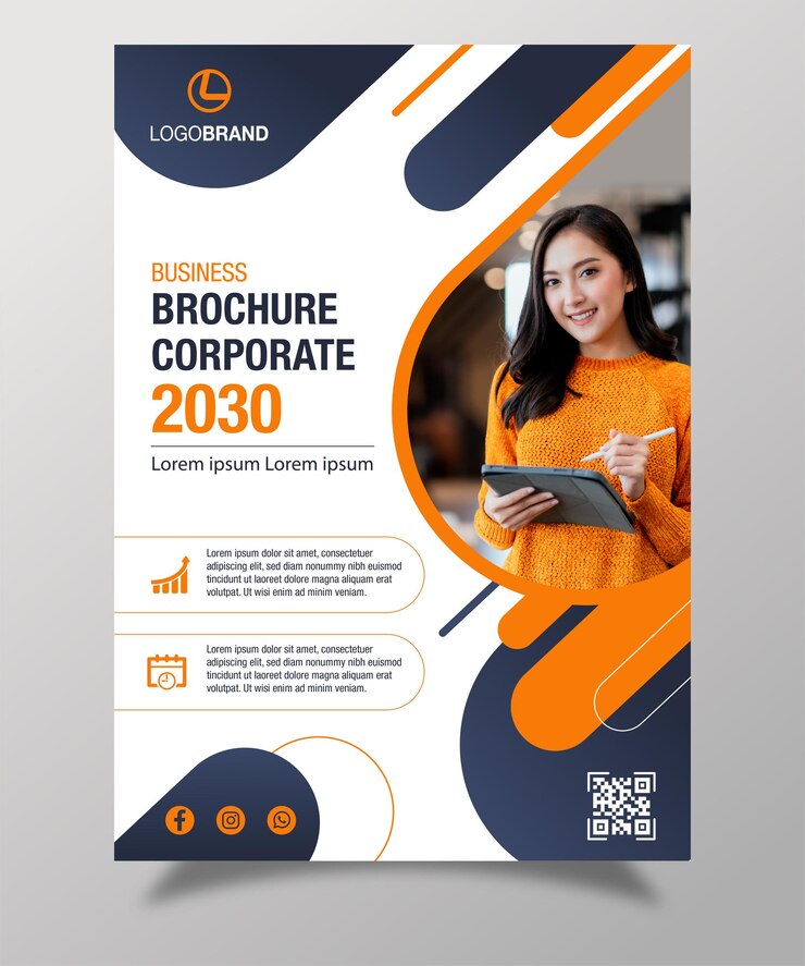 Vettore modello di opuscolo di business flyer02