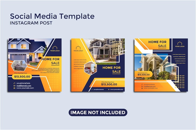 Modello di post Instagram immobiliare