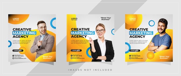 modello di post per agenzie di marketing digitale e social media aziendali