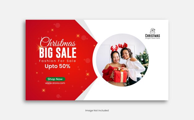 Modello di post sui social media di Natale o post di storie di Instagram Vettore Premium