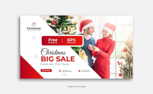 Modello di post sui social media di Natale o post di storie di Instagram Vettore Premium