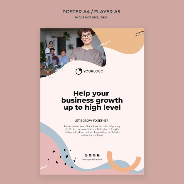 Modello di poster aziendale 3