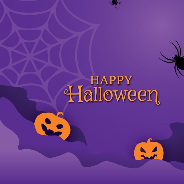 Modello di poster di sfondo di Halloween