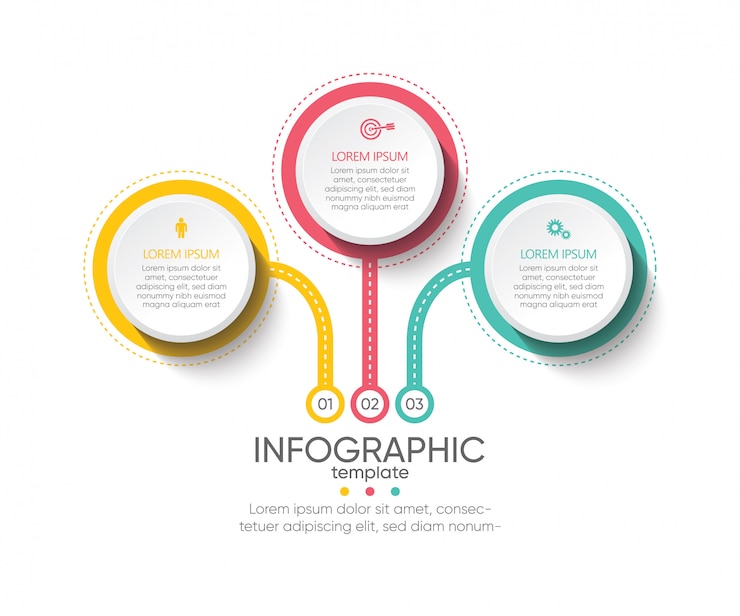 Modello di presentazione aziendale infografica