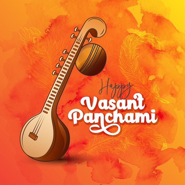 Modello di progettazione del fondo di vettore di Panchami felice di Vasant
