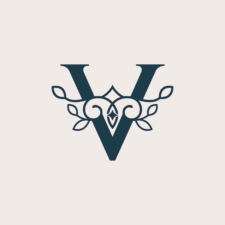 Vettore modello di progettazione del logo del marchio cosmetico di bellezza v