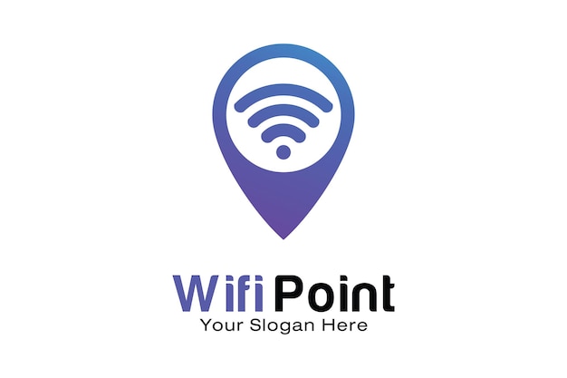 Modello di progettazione del logo di Signal Point