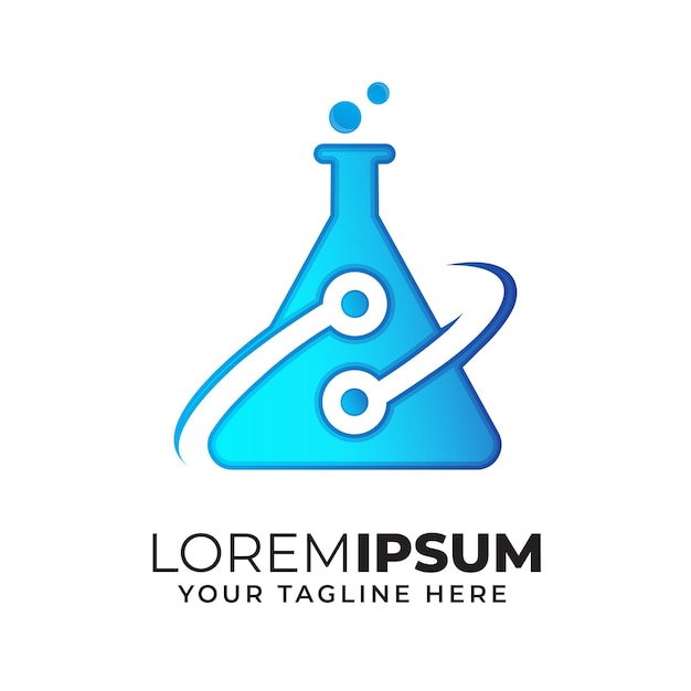 Modello di progettazione del logo Lab Tech