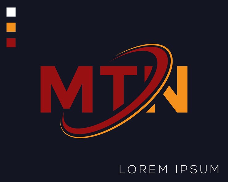 Modello di progettazione del logo 'MTN' per la tua attività